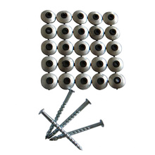 Twisted Shank Umbrella Head Roofing Nails With Rubber Washer